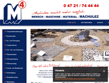Tablet Screenshot of machulez.de
